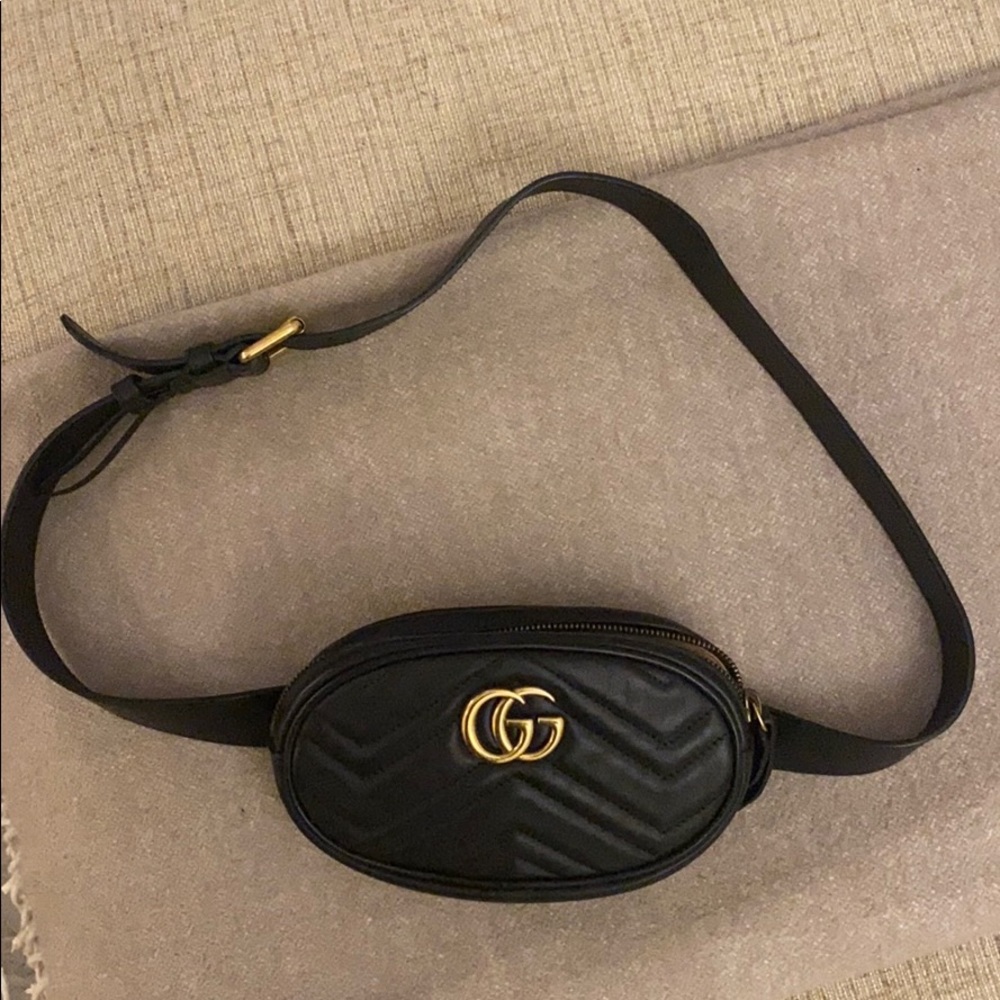 Gucci GG Marmont matelassè leather belt bag - Picture 2 of 6
